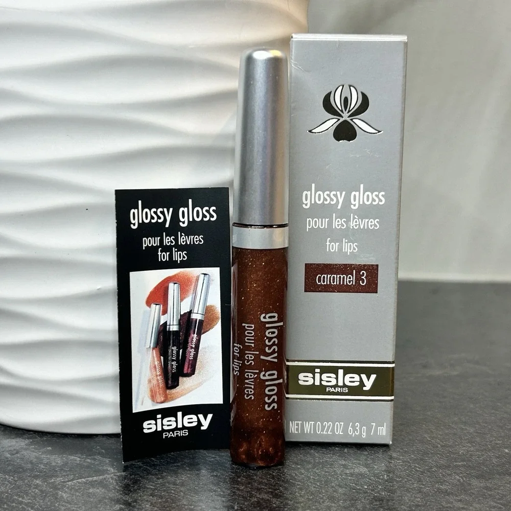 NEW Sisley Glossy Gloss Lip Gloss‎ 3 CARAMEL Full Size DISCONTINUED